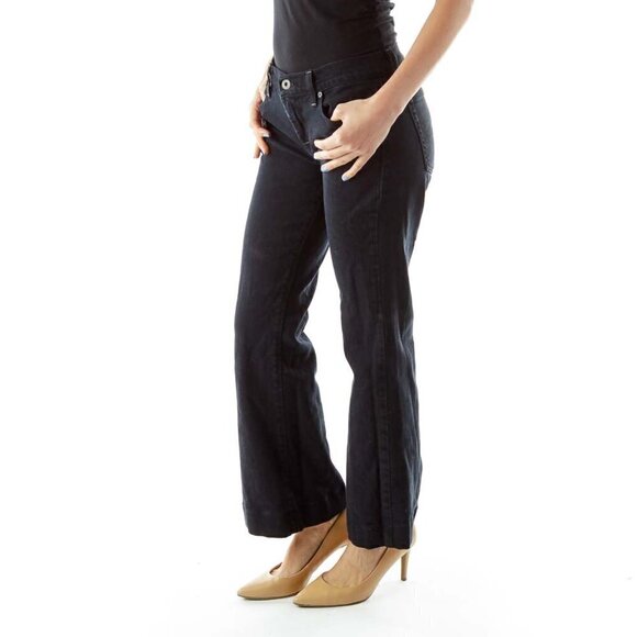 Lucky Brand Navy Straight-Leg Jeans - Picture 3 of 3